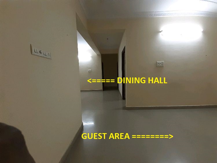 1375 sft | 3.5BHK | Semi Furnished Flat for Sale in Manikonda Shaikpet