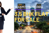 1375 sft | 3.5BHK | Semi Furnished Flat for Sale in Manikonda Shaikpet